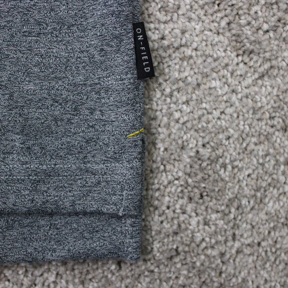 Nike Michigan Wolverines Shirt Mens Small Gray Dri-Fit On-Field Apparel L/S - Picture 7 of 16